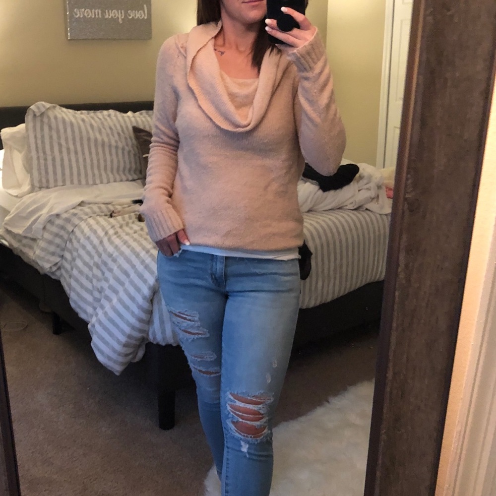 charlotte russe pink sweater